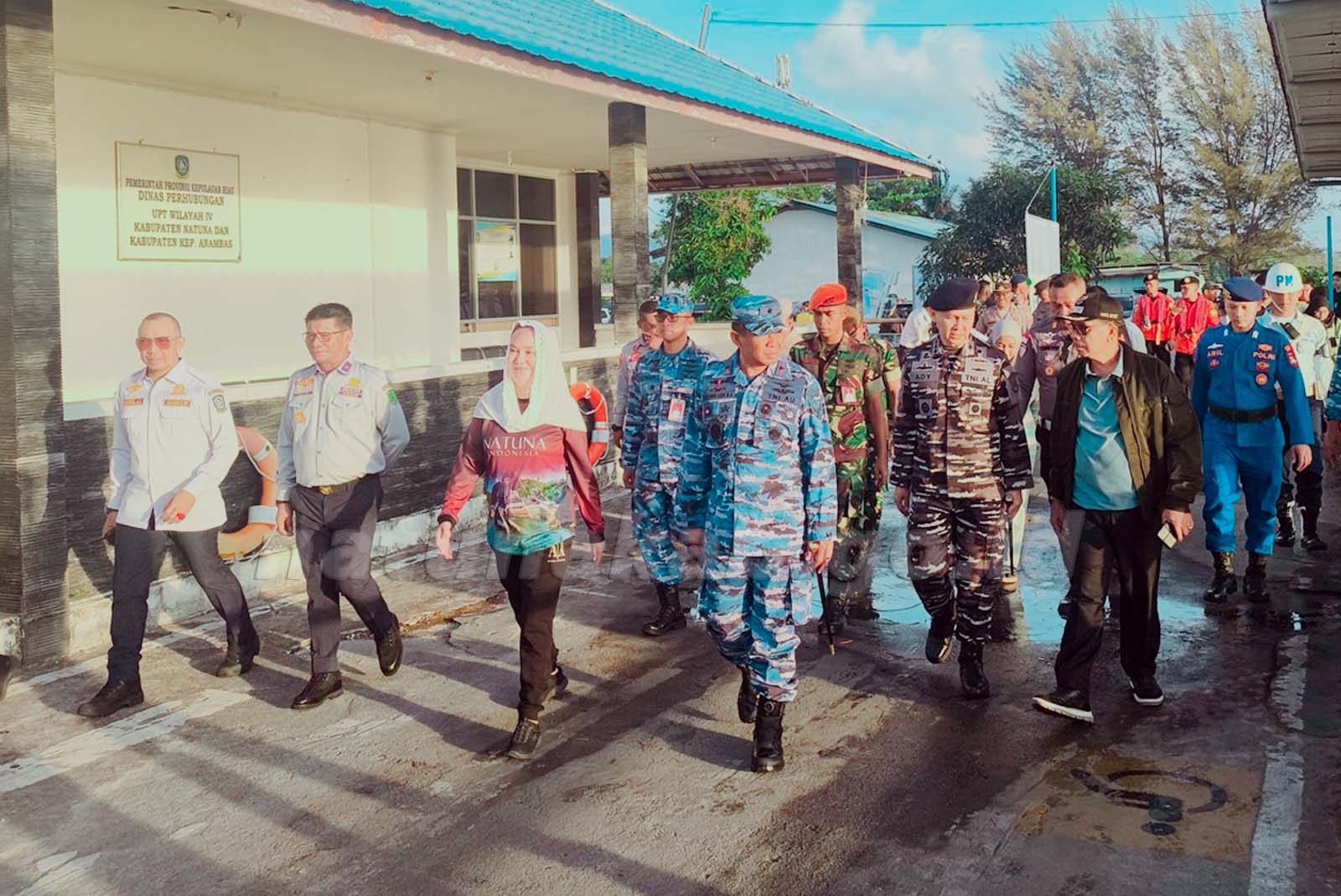 Pemkab Natuna Lakukan Pemantauan Arus Mudik Lebaran di Pelabuhan Penagi