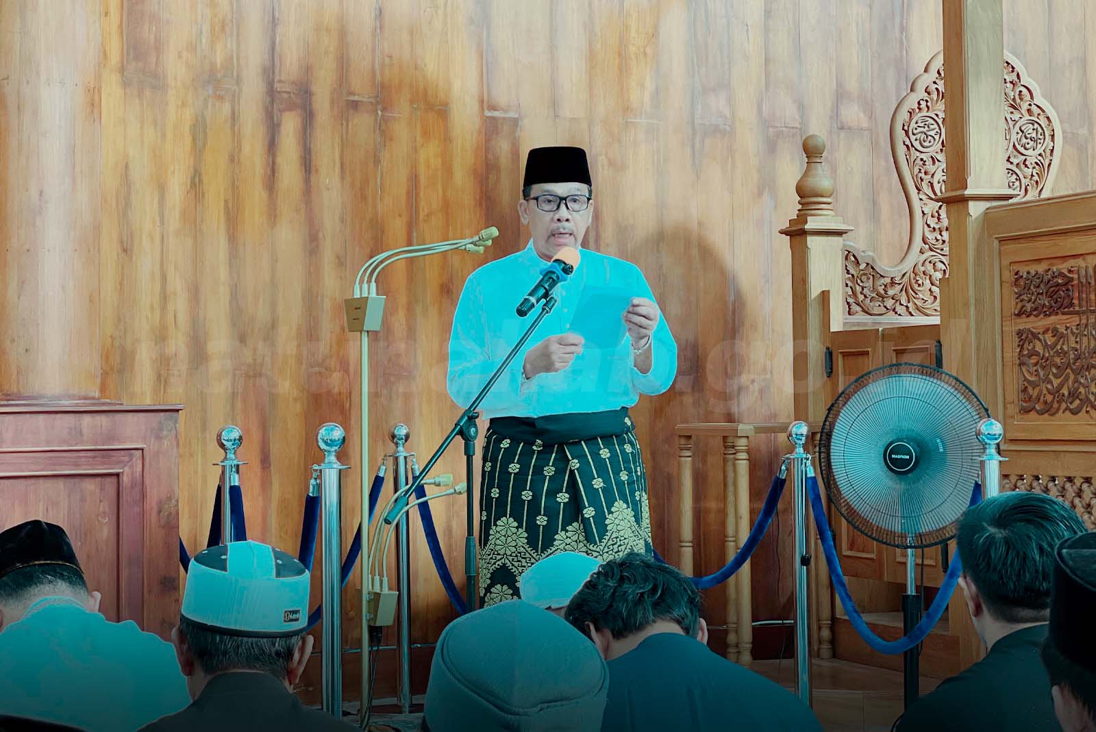 Wakil Bupati Natuna Hadiri Sholat Idul Adha 1447 H di Masjid Agung Baitul Izzah