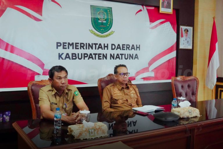 Wakil Bupati Natuna Ikuti Zoom Bersama Sekretariat Negara Terkait Bantuan Sapi Kurban Presiden