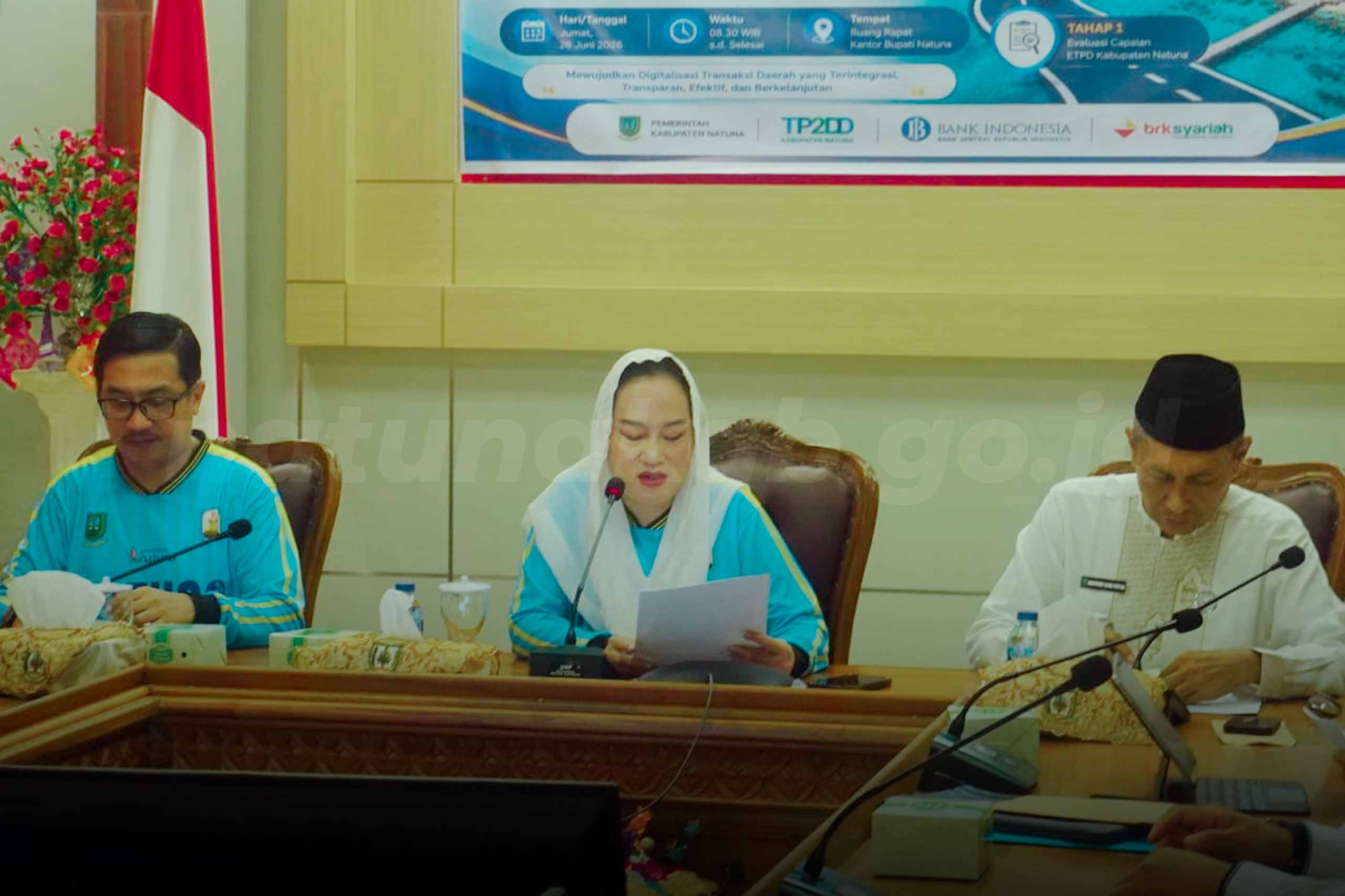 You are currently viewing Bupati Natuna Pimpin High Level Meeting TP2DD, Perkuat Komitmen Percepatan Digitalisasi Transaksi Daerah