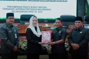 Read more about the article Bupati Natuna Sampaikan Ranperda Pertanggungjawaban Pelaksanaan APBD 2025 di Rapat Paripurna DPRD