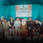 Kunjungan Kerja di Bunguran Barat, Bupati Natuna Serahkan Bantuan Beras Cadangan Pemerintah Daerah