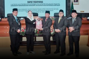 Read more about the article Bupati Natuna Hadiri Penyampaian Akhir Fraksi DPRD Terhadap Ranperda Pertanggungjawaban APBD 2025