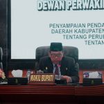 Wakil Bupati Natuna Hadiri Rapat Paripurna Penyampaian Pendapat Akhir Fraksi terhadap Ranperda Pajak dan Retribusi Daerah