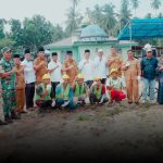 Wujudkan Harapan Warga, Wabup Natuna Letakkan Batu Pertama Pembangunan Masjid Jami’ Desa Tanjung