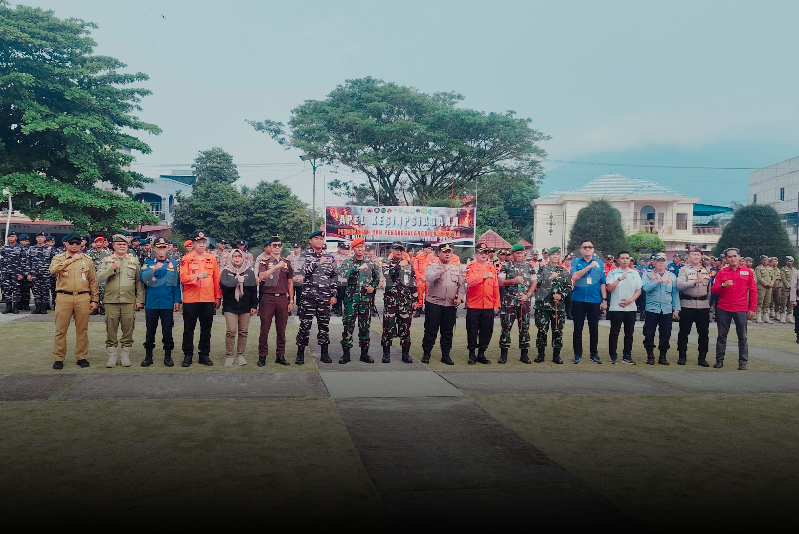 Pemkab Natuna Gelar Apel Kesiapsiagaan Hadapi Ancaman Karhutla dan Kekeringan