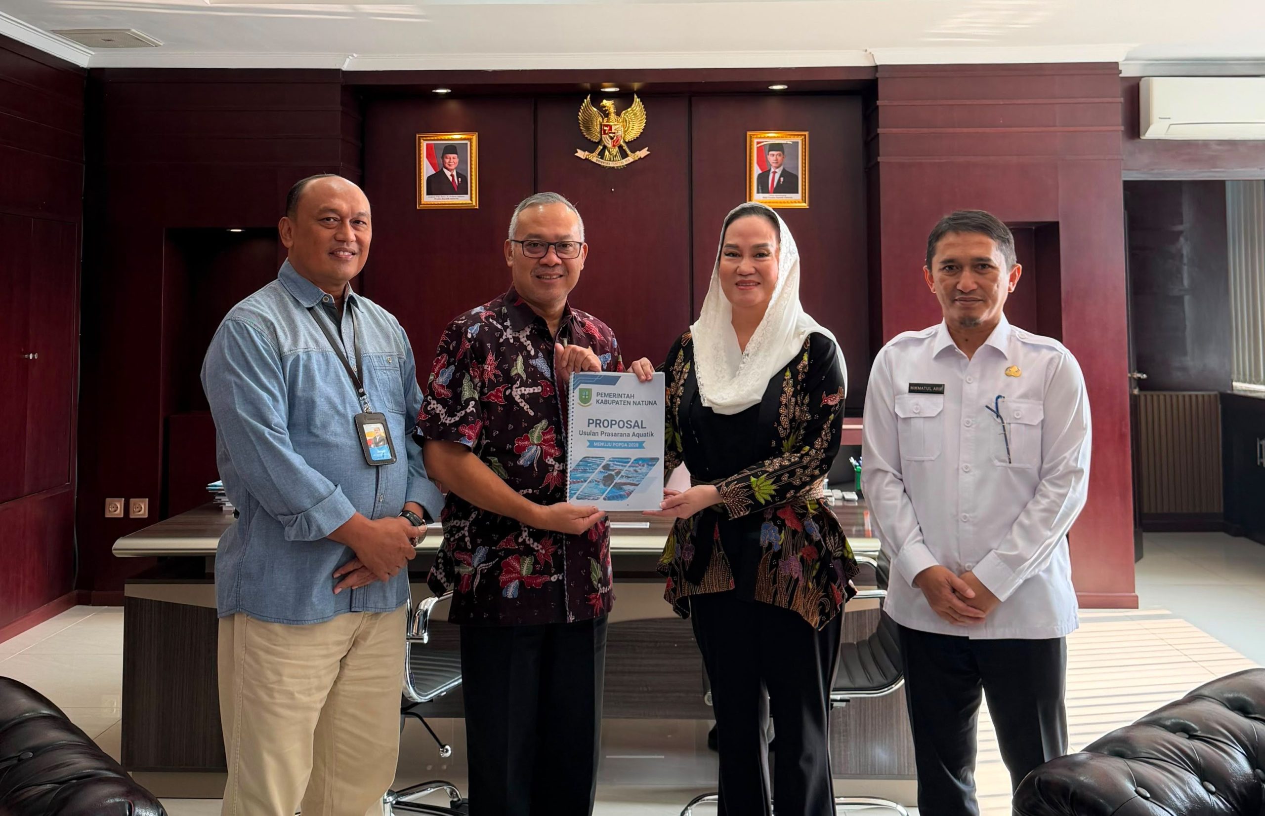 Audiensi dengan Sesmenpora RI, Bupati Natuna Dorong Penguatan Prestasi Olahraga hingga Usulan Sarpras POPDA XI 2028