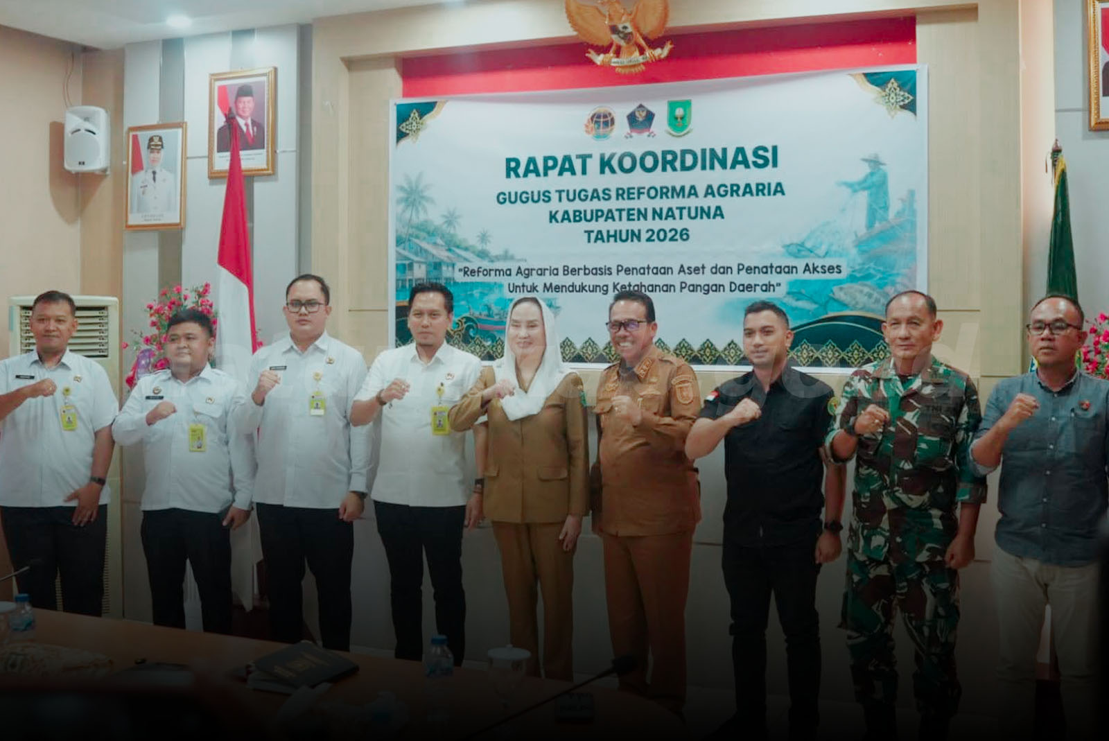 You are currently viewing Rakor GTRA 2026, Pemkab Natuna Perkuat Sinergi Reforma Agraria untuk Dukung Ketahanan Pangan Daerah