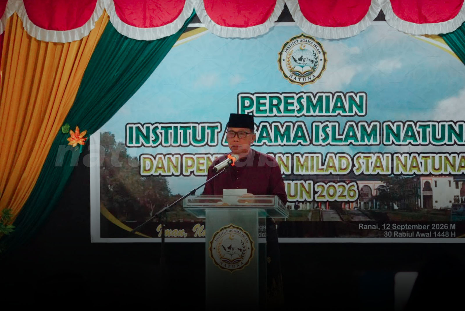 Wakil Bupati Natuna Hadiri Peresmian IAI Natuna, Apresiasi Transformasi Pendidikan Islam dan Dorong Penguatan SDM Daerah