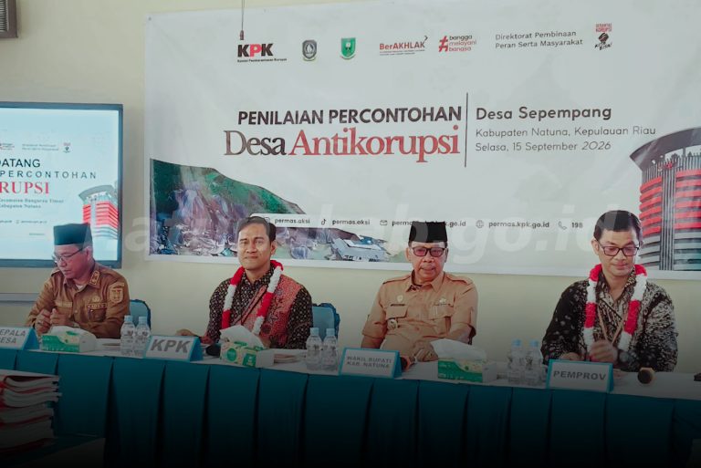 Desa Sepempang Jalani Penilaian Calon Desa Percontohan Antikorupsi Tahun 2026