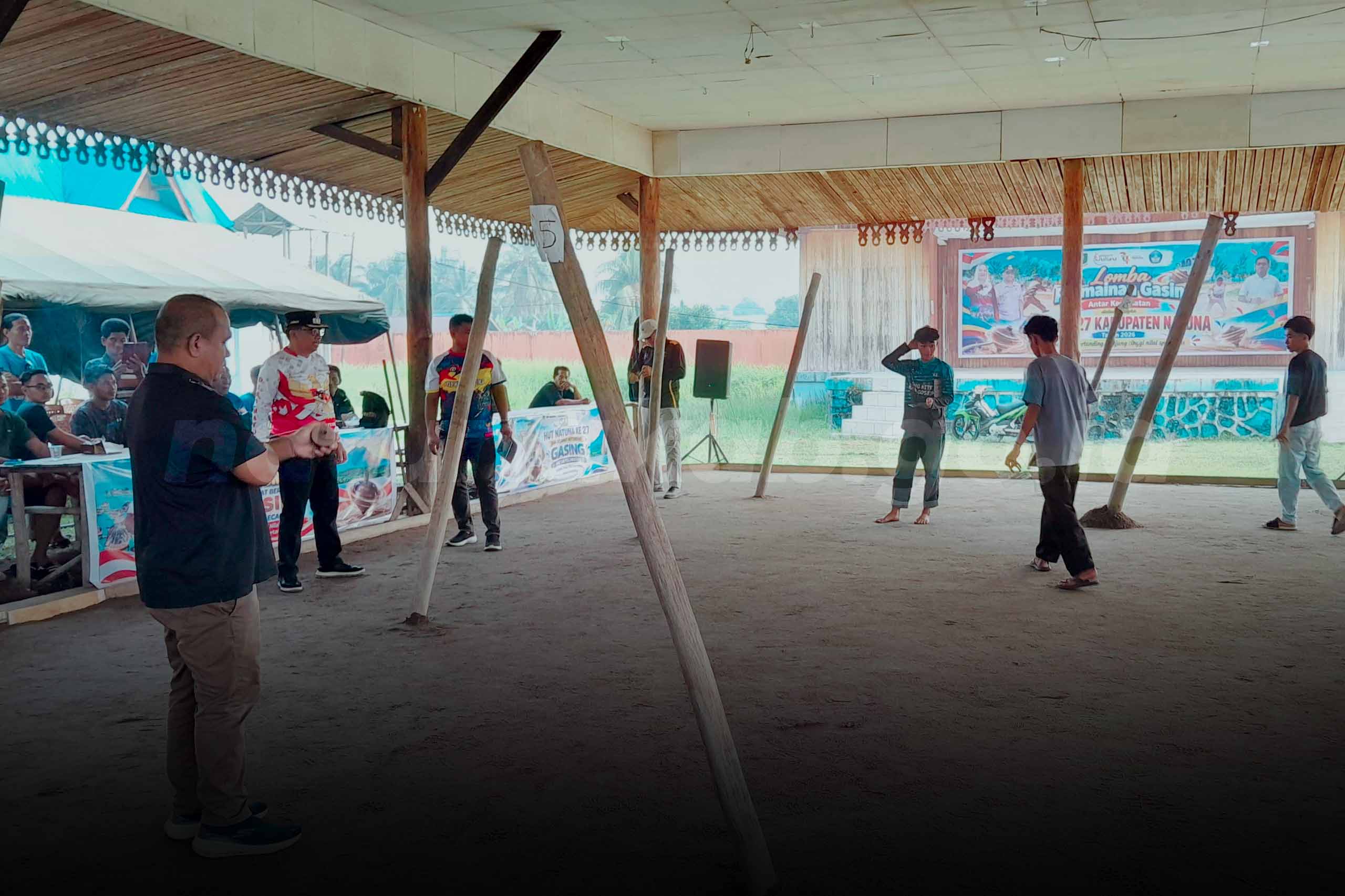 Wakil Bupati Natuna Buka Turnamen Gasing Antar Kecamatan, Dorong Pelestarian Warisan Budaya Melayu